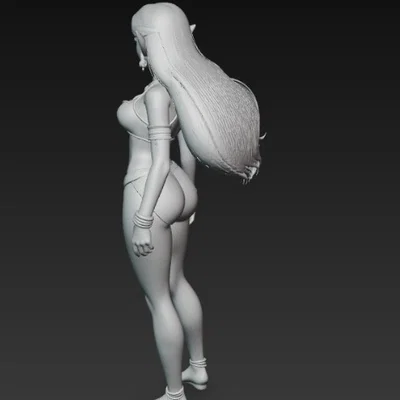 Mô hình 3D nhân vật tiên nữ Ấn Độ xinh đẹp - Indian Elf Girl