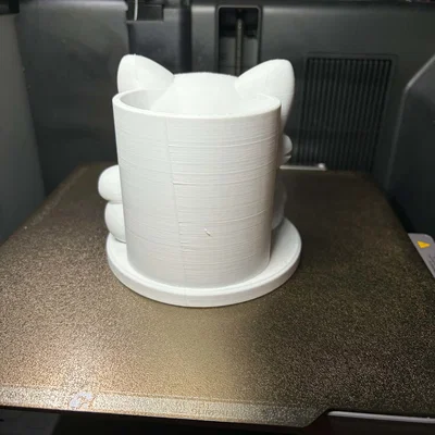 Ống Cắm Bút Hình Mèo Dễ Thương – Đồ Trang Trí Bàn Làm Việc Kawaii