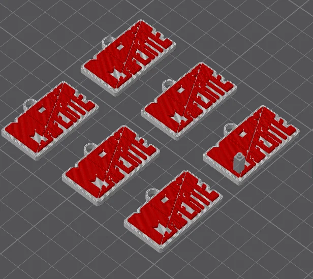 Móc khóa in 3D logo Mon Laferte độc đáo cho người hâm mộ - Image 1