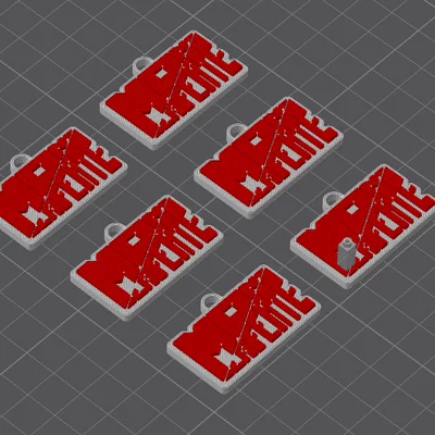 Móc khóa in 3D logo Mon Laferte độc đáo cho người hâm mộ