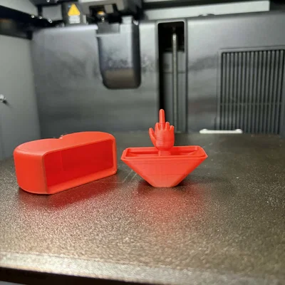 Ống Đựng Đồ Để Bàn Hình Ngón Tay Thối - Mẫu In 3D Hài Hước