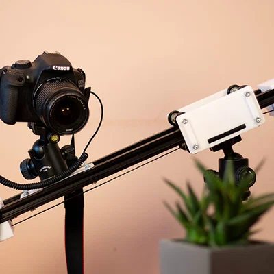 Camera Slider có động cơ tích hợp WiFi (cho DSLR time-lapse)