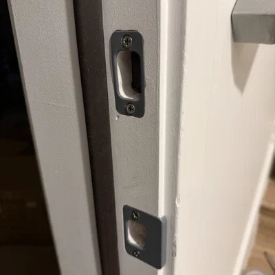 Tấm chặn cửa 3D (Strike Plate) tùy chỉnh kích thước tiện lợi