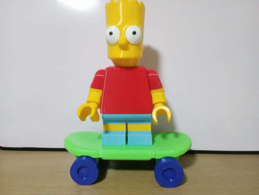 Mô hình in 3D Bart Simpson Giant Minifig cực chất - Image 1