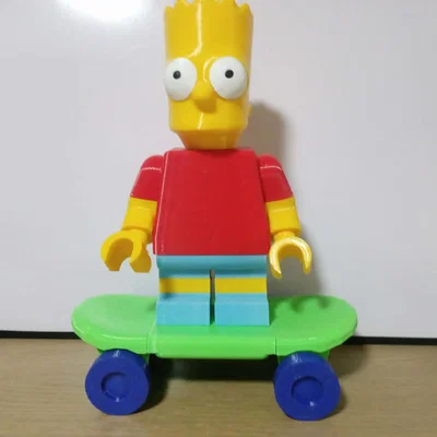 Mô hình in 3D Bart Simpson Giant Minifig cực chất