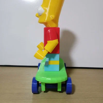Mô hình in 3D Bart Simpson Giant Minifig cực chất