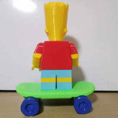 Mô hình in 3D Bart Simpson Giant Minifig cực chất