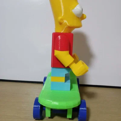 Mô hình in 3D Bart Simpson Giant Minifig cực chất
