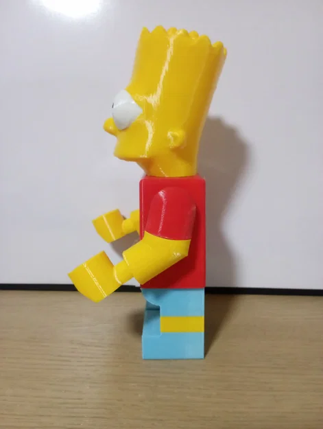 Mô hình in 3D Bart Simpson Giant Minifig cực chất - Image 6