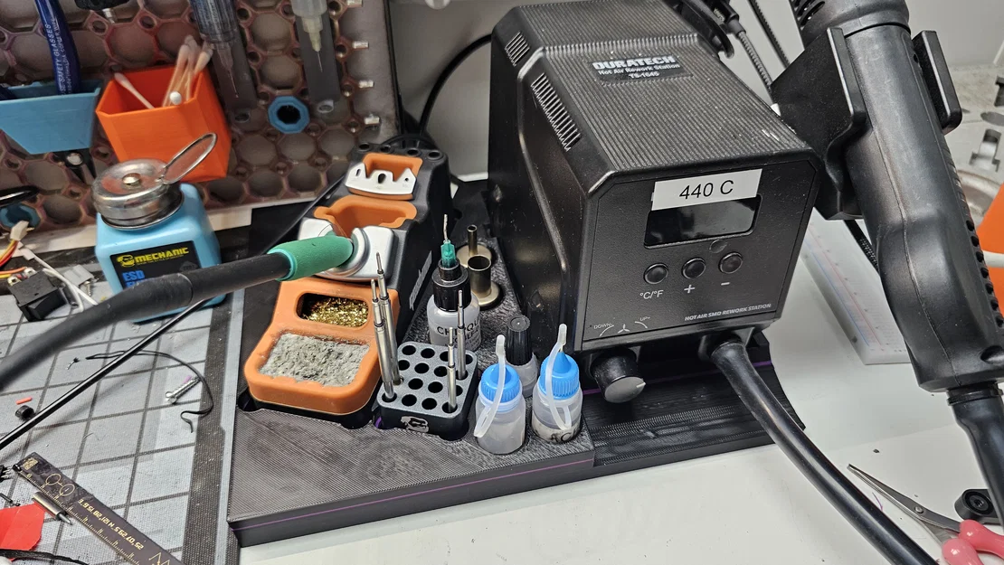 Giá đỡ trạm hàn Geeboon TC22 kèm phụ kiện và giá gác khò nhiệt - Image 3