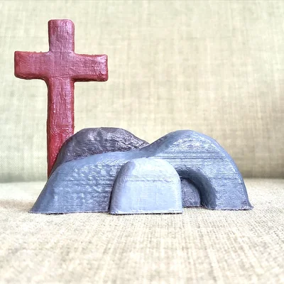 Mô hình trang trí mộ Chúa (Jesus tomb) cho lễ Phục Sinh