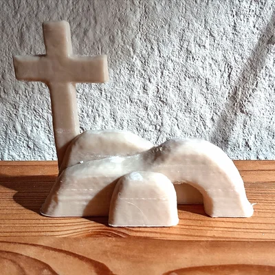 Mô hình trang trí mộ Chúa (Jesus tomb) cho lễ Phục Sinh