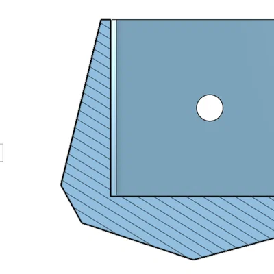Chân đế thang nhôm - Thiết kế tham số (Parametric)