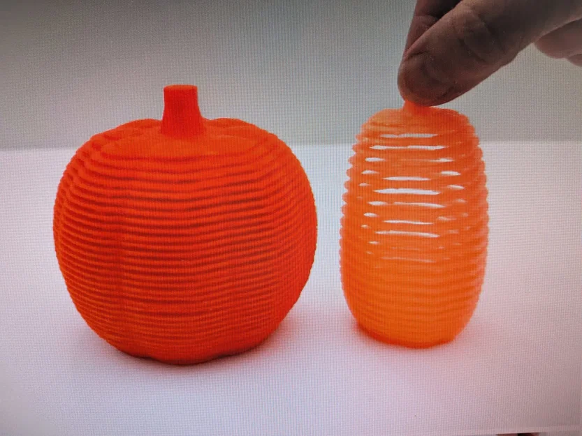 Mô hình bí ngô lò xo co giãn 3D (Stretchy, Springy Pumpkins) - Image 4
