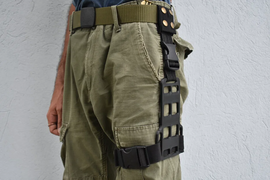 Tấm đế gắn molle drop leg cho túi EDC - Image 1