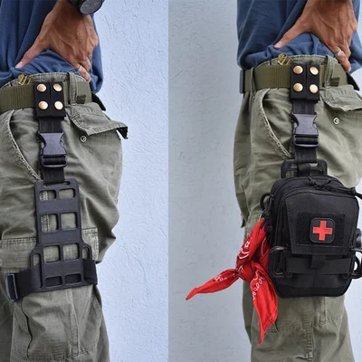 Tấm đế gắn molle drop leg cho túi EDC