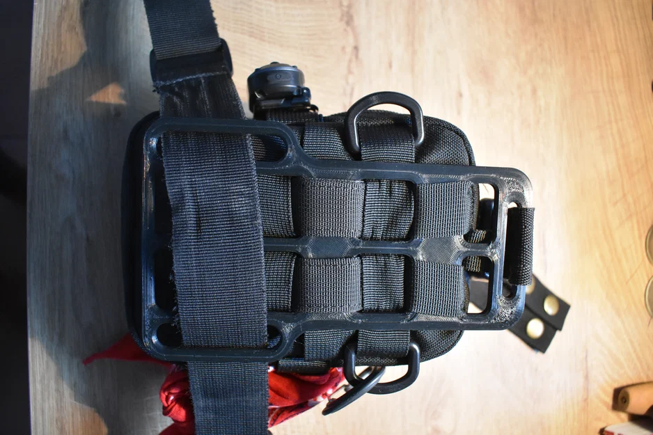 Tấm đế gắn molle drop leg cho túi EDC - Image 5