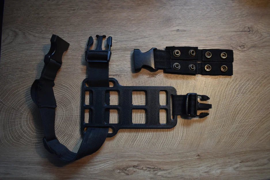 Tấm đế gắn molle drop leg cho túi EDC - Image 7