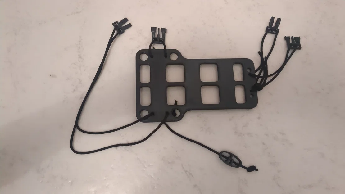 [REMIX] Tấm gắn MOLLE kiểu dropleg (dùng dây paracord) - Image 3