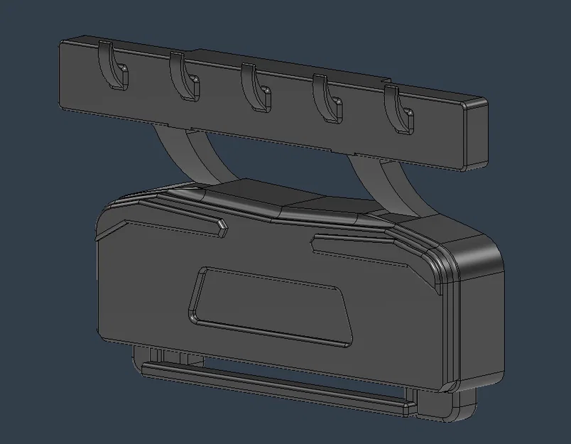 Giá treo chìa khóa 3D hình cánh gió xe đua (Car-key holder) - Image 1