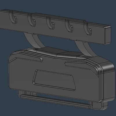 Giá treo chìa khóa 3D hình cánh gió xe đua (Car-key holder)