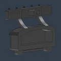Giá treo chìa khóa 3D hình cánh gió xe đua (Car-key holder) - Thumbnail 2