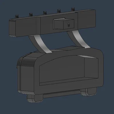 Giá treo chìa khóa 3D hình cánh gió xe đua (Car-key holder)