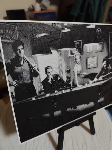 Elvis và những người bạn đang chơi bi-a (Hue Forge) - Image 2