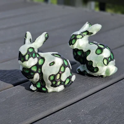Stanford Bunny: Chú Thỏ Phục Sinh Voronoi Vũ Trụ