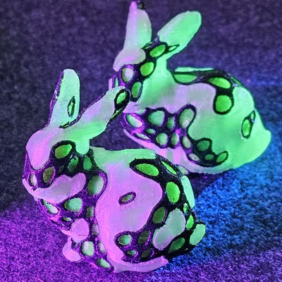 Stanford Bunny: Chú Thỏ Phục Sinh Voronoi Vũ Trụ