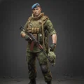 Mô hình 3D chiến binh đặc nhiệm Spetsnaz VDV Airborne 2025 - Thumbnail 1