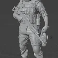 Mô hình 3D chiến binh đặc nhiệm Spetsnaz VDV Airborne 2025 - Thumbnail 2