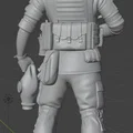 Mô hình 3D chiến binh đặc nhiệm Spetsnaz VDV Airborne 2025 - Thumbnail 4