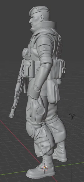 Mô hình 3D chiến binh đặc nhiệm Spetsnaz VDV Airborne 2025 - Image 5