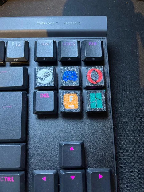 Nút bàn phím tùy chỉnh Logitech G515: Tự tạo Keycaps logo độc đáo - Image 2