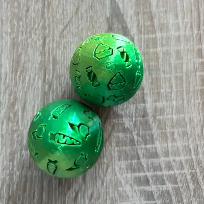 Bộ 7 mẫu trứng Phục sinh họa tiết