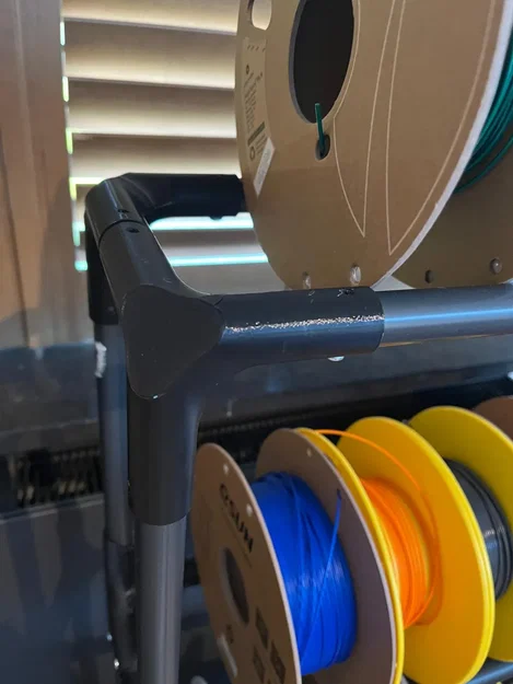Fillament Rack: Tự làm kệ để cuộn nhựa in 3D bằng ống PVC - Image 3