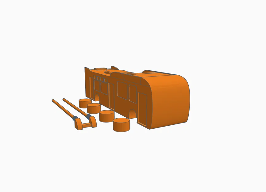 Mô hình xe điện bánh hơi Škoda 32 Tr (2018) in 3D - Image 1