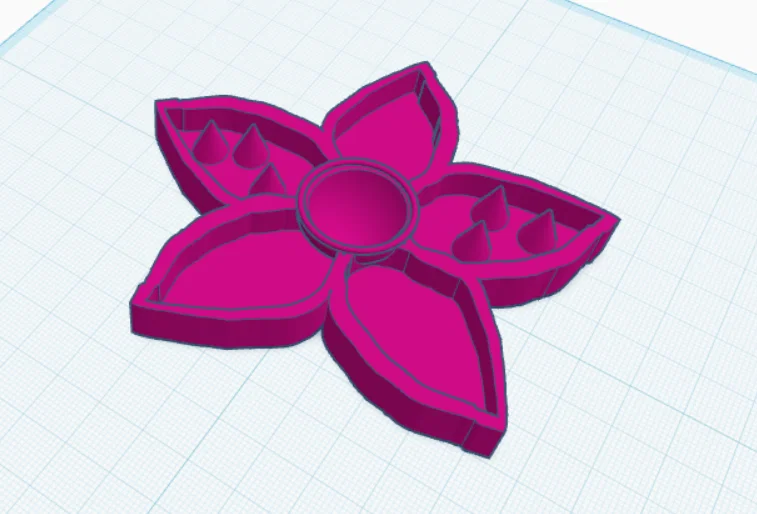 Khay đựng trang sức hình hoa Demogorgon lấy cảm hứng từ Stranger Things - Image 1