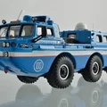Mô hình xe cứu hộ lội nước ZIL-4906 Blue Bird in 3D ấn tượng - Thumbnail 2