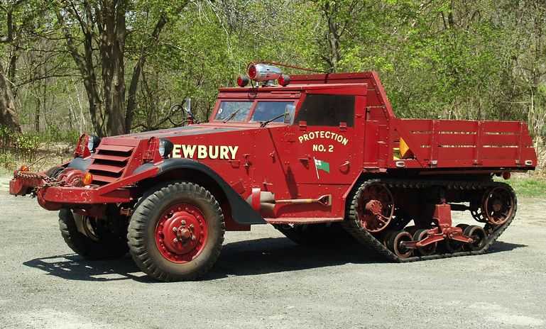 Mô hình 3D xe chữa cháy 1942 White Half-Track chi tiết - Image 2