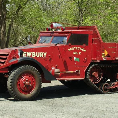 Mô hình 3D xe chữa cháy 1942 White Half-Track chi tiết