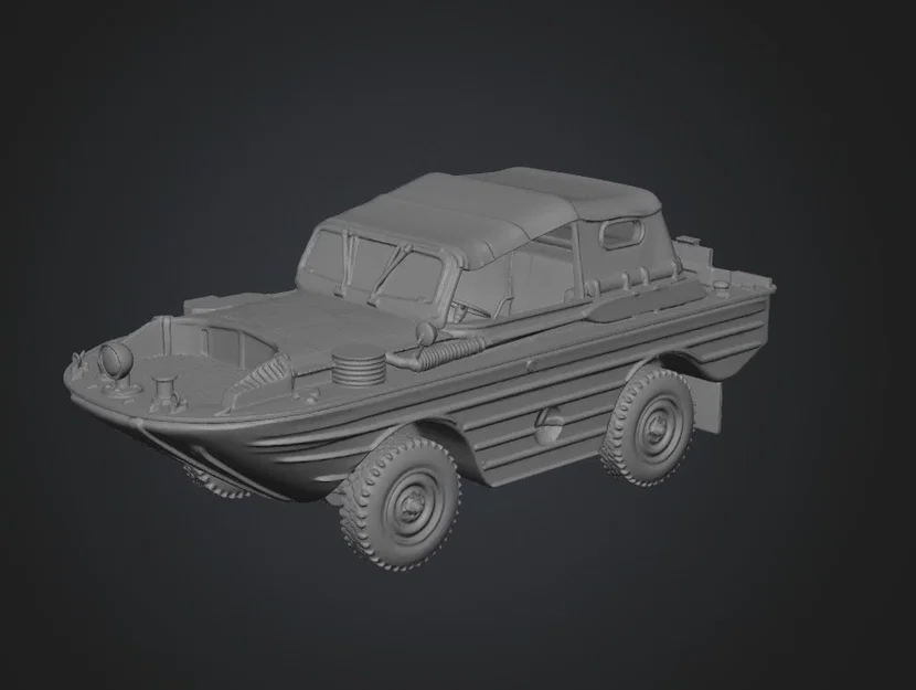 Mô hình xe lội nước GAZ 46 Liên Xô 1954 in 3D chi tiết - Image 1