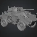 Mô hình in 3D xe bọc thép Humber (1941-1960s) chi tiết - Thumbnail 1