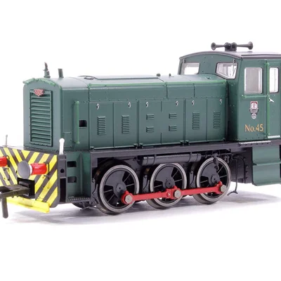 Mô hình đầu máy xe lửa Ruston & Hornsby 165DE in 3D chi tiết cao