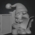 Mô hình 3D chú lùn Gnome đi vệ sinh vui nhộn (Would Poop Here Again) - Thumbnail 1
