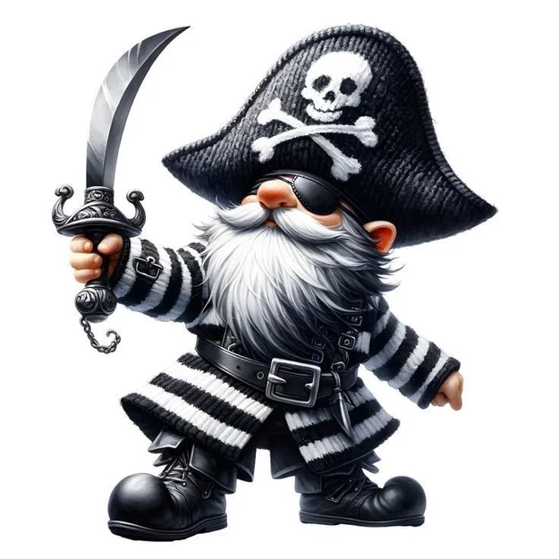 Mô hình Pirate Gnome (Chú lùn hải tặc) độc đáo để in 3D - Image 2