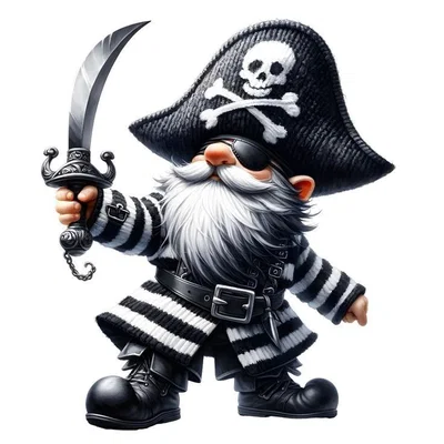 Mô hình Pirate Gnome (Chú lùn hải tặc) độc đáo để in 3D