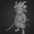 Mô hình chú lùn Samurai (Samurai Gnome) 3D in siêu chi tiết - Thumbnail 1