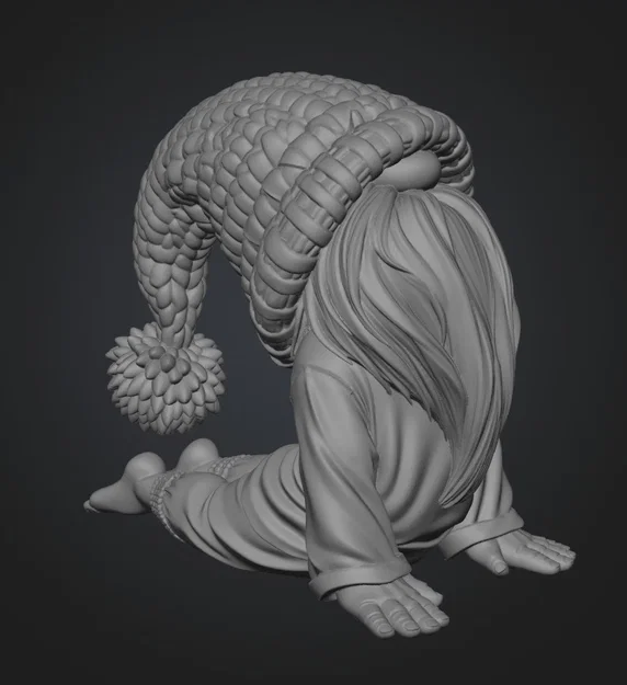 Mô hình 3D chú lùn Gnome tập Yoga dễ thương trang trí bàn làm việc - Image 1